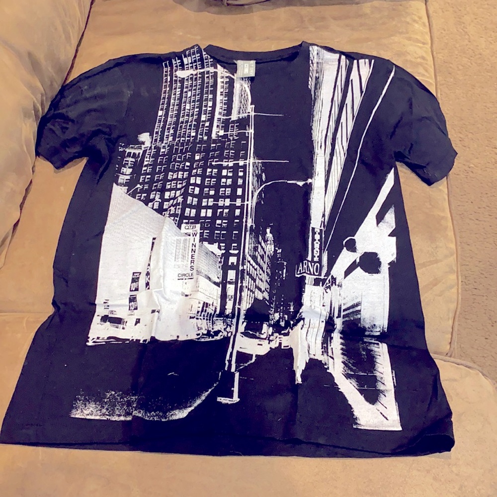 Black fashion T shirt